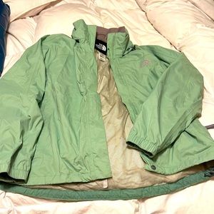 The north face green jacket